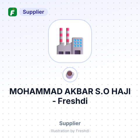 MOHAMMAD AKBAR S.O HAJI – summary card, no photo uploaded yet