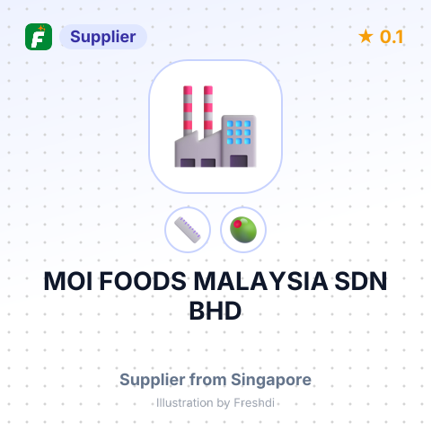 MOI FOODS MALAYSIA SDN BHD – summary card, no photo uploaded yet