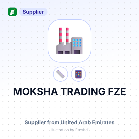 MOKSHA TRADING FZE – summary card, no photo uploaded yet