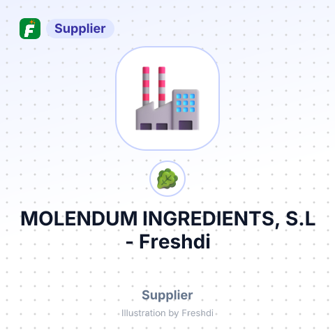 MOLENDUM INGREDIENTS, S.L – summary card, no photo uploaded yet