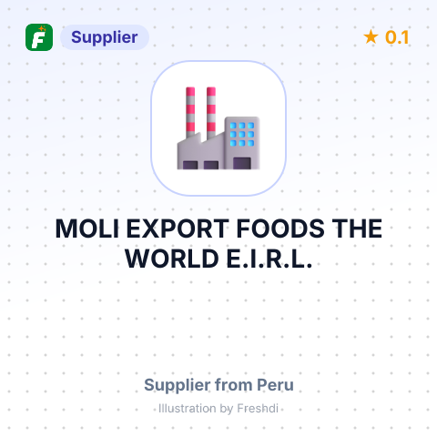 MOLI EXPORT FOODS THE WORLD E.I.R.L. – summary card, no photo uploaded yet
