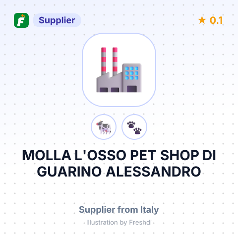 MOLLA L'OSSO PET SHOP DI GUARINO ALESSANDRO – summary card, no photo uploaded yet