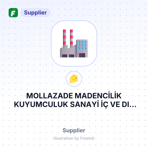 MOLLAZADE MADENCİLİK KUYUMCULUK SANAYİ İÇ VE DIŞ TİCARET LİMİTED ŞİRKETİ – summary card, no photo uploaded yet