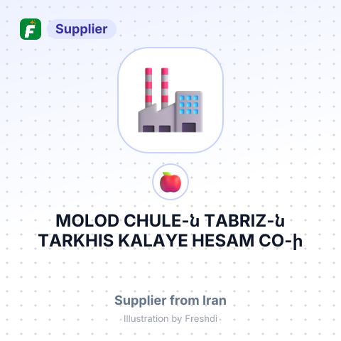 MOLOD CHULE-ն TABRIZ-ն TARKHIS KALAYE HESAM CO-ի պատվերով – summary card, no photo uploaded yet