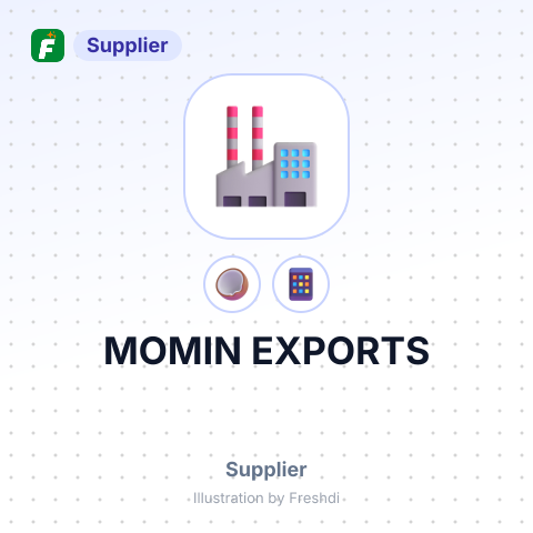 MOMIN EXPORTS – summary card, no photo uploaded yet