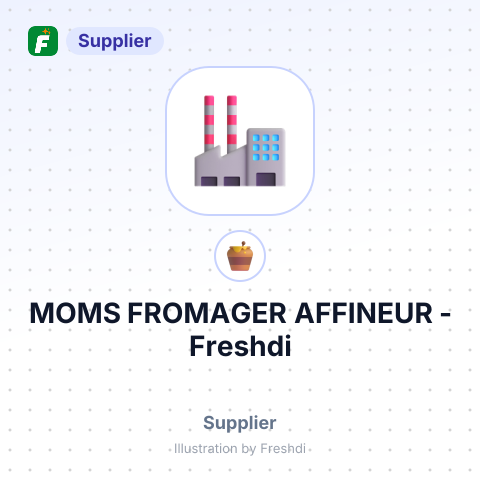 MOMS FROMAGER AFFINEUR – summary card, no photo uploaded yet