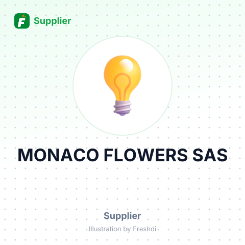 MONACO FLOWERS SAS – summary card, no photo uploaded yet