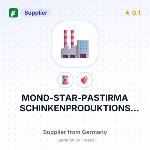 MOND-STAR-PASTIRMA SCHINKENPRODUKTIONS GMBH – summary card, no photo uploaded yet