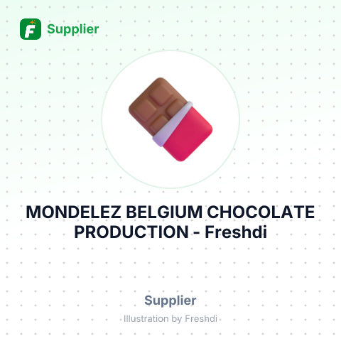 MONDELEZ BELGIUM CHOCOLATE PRODUCTION – summary card, no photo uploaded yet