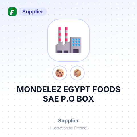 MONDELEZ EGYPT FOODS SAE P.O BOX – summary card, no photo uploaded yet