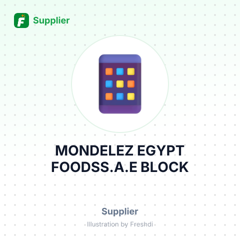 MONDELEZ EGYPT FOODSS.A.E BLOCK – summary card, no photo uploaded yet