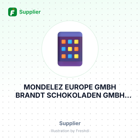 MONDELEZ EUROPE GMBH BRANDT SCHOKOLADEN GMBH CO. KG – summary card, no photo uploaded yet