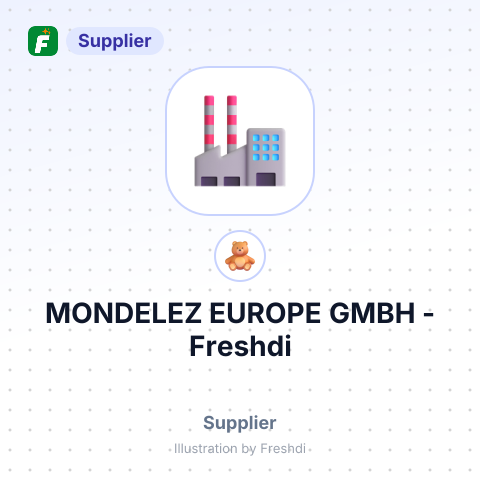 MONDELEZ EUROPE GMBH – summary card, no photo uploaded yet