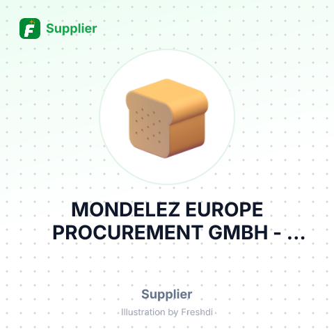 MONDELEZ EUROPE PROCUREMENT GMBH – summary card, no photo uploaded yet