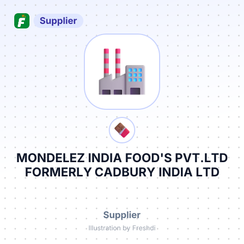 MONDELEZ INDIA FOOD'S PVT.LTD FORMERLY CADBURY INDIA LTD – summary card, no photo uploaded yet