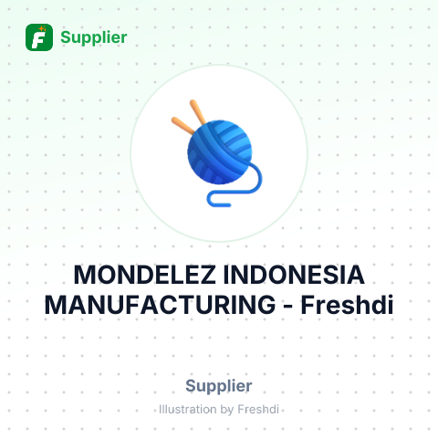 MONDELEZ INDONESIA MANUFACTURING – summary card, no photo uploaded yet