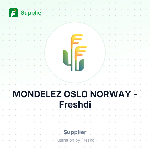 MONDELEZ OSLO NORWAY – summary card, no photo uploaded yet