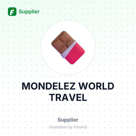 MONDELEZ WORLD TRAVEL – summary card, no photo uploaded yet