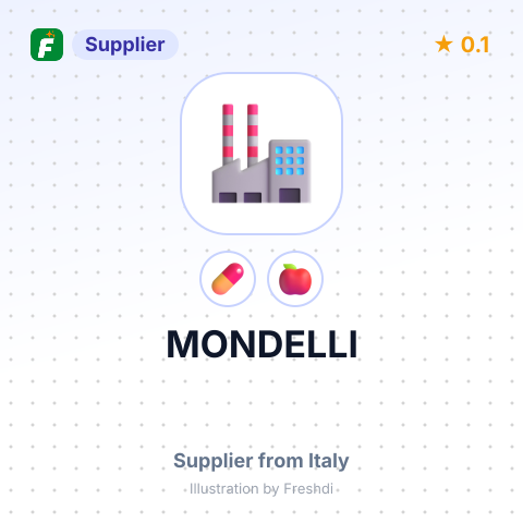 MONDELLI – summary card, no photo uploaded yet
