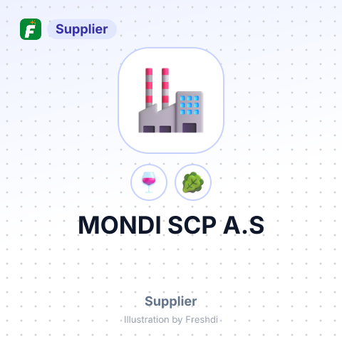 MONDI SCP A.S – summary card, no photo uploaded yet