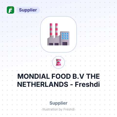 MONDIAL FOOD B.V THE NETHERLANDS – summary card, no photo uploaded yet