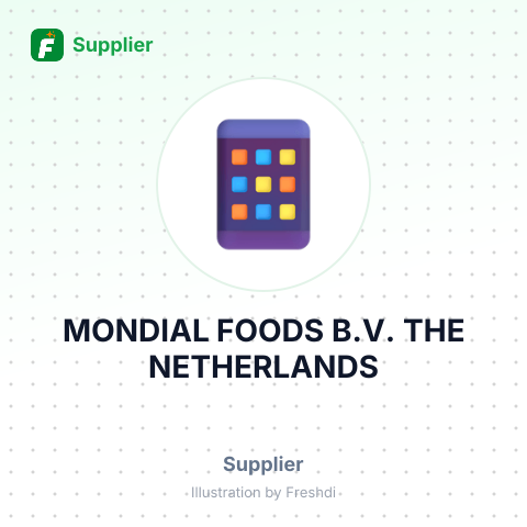 MONDIAL FOODS B.V. THE NETHERLANDS – summary card, no photo uploaded yet