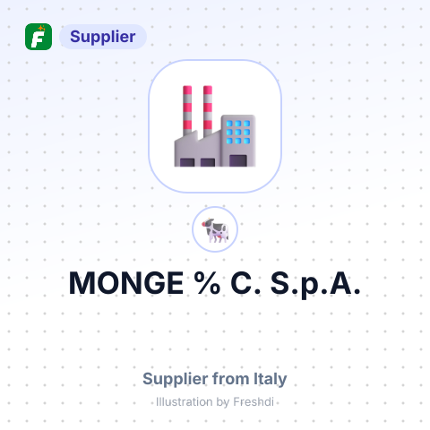 MONGE % C. S.p.A. – summary card, no photo uploaded yet