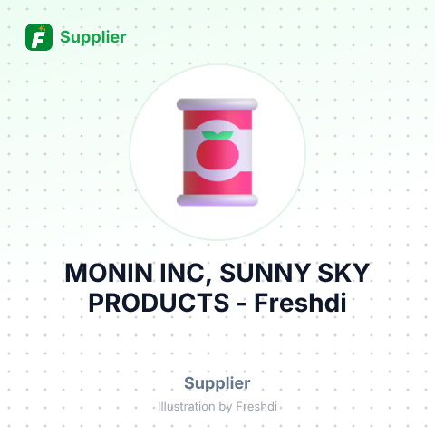 MONIN INC, SUNNY SKY PRODUCTS – summary card, no photo uploaded yet