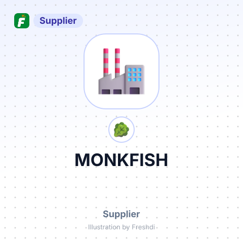 MONKFISH – summary card, no photo uploaded yet