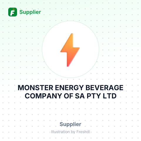 MONSTER ENERGY BEVERAGE COMPANY OF SA PTY LTD – summary card, no photo uploaded yet