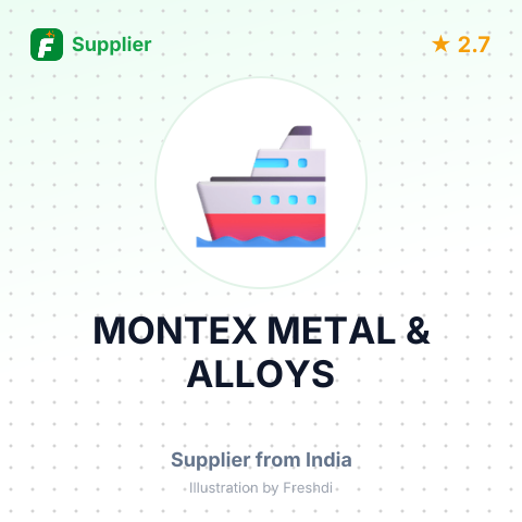 MONTEX METAL & ALLOYS – summary card, no photo uploaded yet