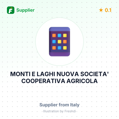MONTI E LAGHI NUOVA SOCIETA' COOPERATIVA AGRICOLA – summary card, no photo uploaded yet