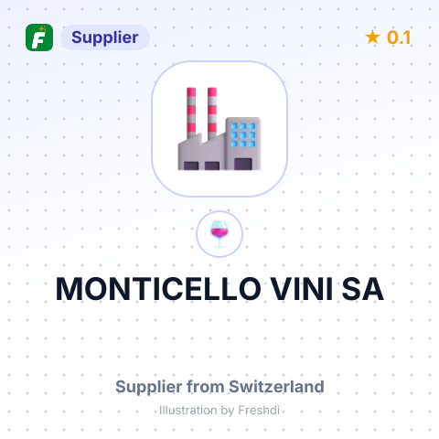 MONTICELLO VINI SA – summary card, no photo uploaded yet
