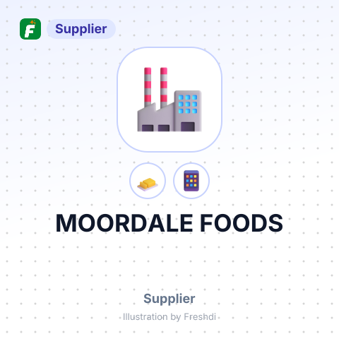 MOORDALE FOODS – summary card, no photo uploaded yet