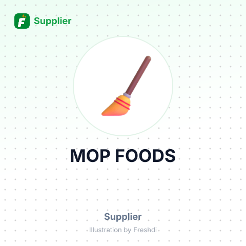 MOP FOODS – summary card, no photo uploaded yet