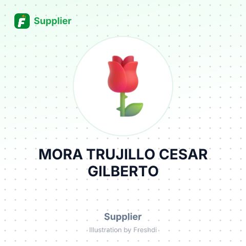 MORA TRUJILLO CESAR GILBERTO – summary card, no photo uploaded yet