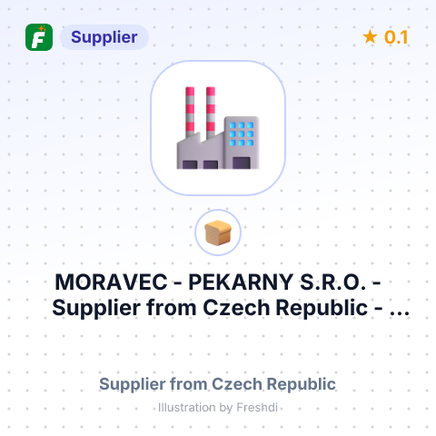 MORAVEC - PEKARNY S.R.O. – summary card, no photo uploaded yet