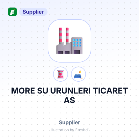 MORE SU URUNLERI TICARET AS – summary card, no photo uploaded yet