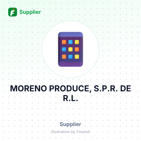 MORENO PRODUCE, S.P.R. DE R.L. – summary card, no photo uploaded yet