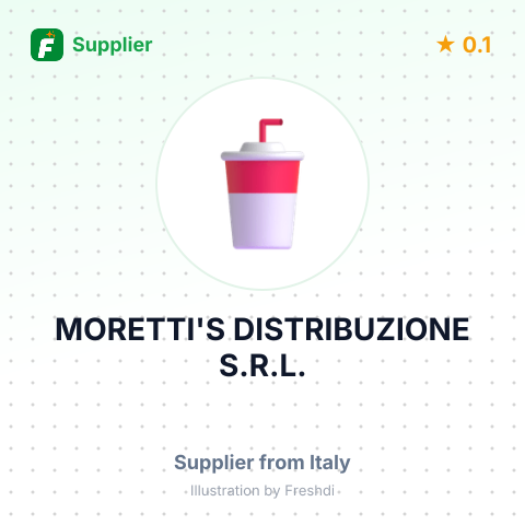 MORETTI'S DISTRIBUZIONE S.R.L. – summary card, no photo uploaded yet