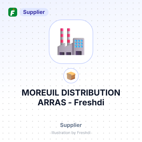 MOREUIL DISTRIBUTION ARRAS – summary card, no photo uploaded yet