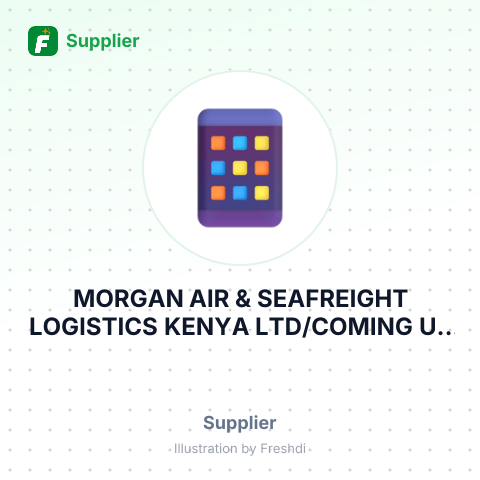 MORGAN AIR & SEAFREIGHT LOGISTICS KENYA LTD/COMING UP ROSES LIMITED – summary card, no photo uploaded yet