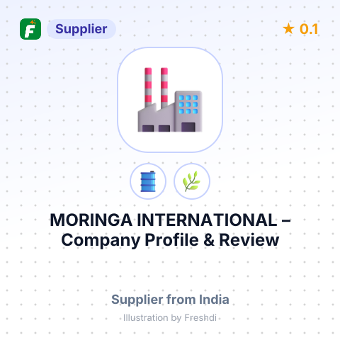 MORINGA INTERNATIONAL – summary card, no photo uploaded yet