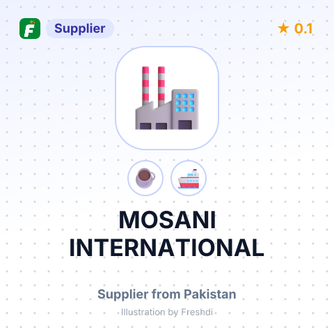 MOSANI INTERNATIONAL – summary card, no photo uploaded yet