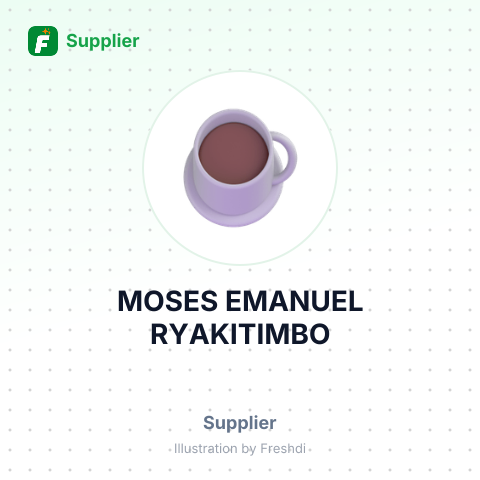 MOSES EMANUEL RYAKITIMBO – summary card, no photo uploaded yet