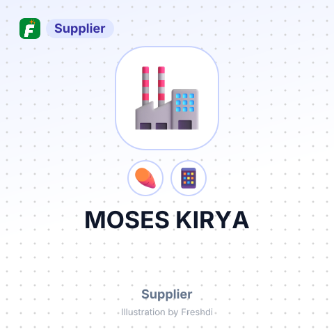 MOSES KIRYA – summary card, no photo uploaded yet