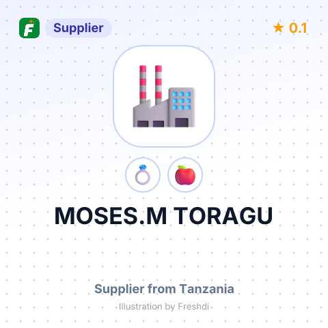 MOSES.M TORAGU – summary card, no photo uploaded yet