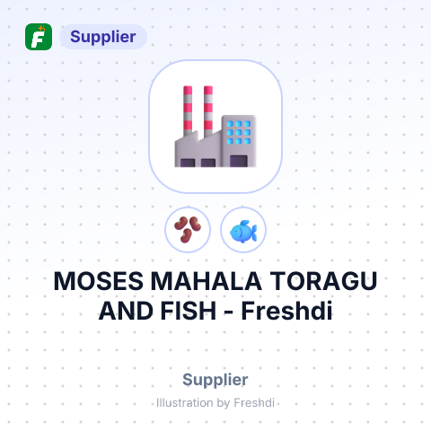 MOSES MAHALA TORAGU AND FISH – summary card, no photo uploaded yet