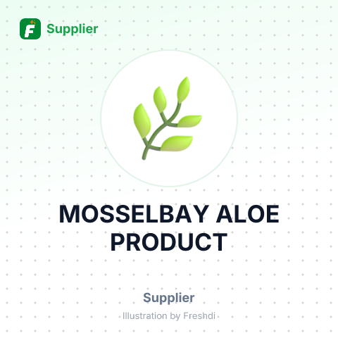 MOSSELBAY ALOE PRODUCT – summary card, no photo uploaded yet