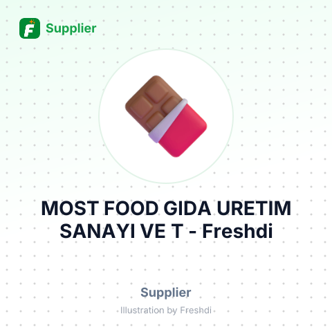 MOST FOOD GIDA URETIM SANAYI VE T – summary card, no photo uploaded yet